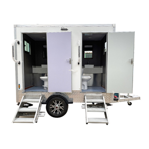 Di động ngoài trời nhà vệ sinh di động nhà vệ sinh Trailer cho cắm trại làm bằng bền bánh sandwich Bảng điều chỉnh chất liệu - Product Image 6