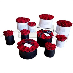 Roses stabilisées d'Équateur, roses <span class=keywords><strong>éternelle</strong></span>s, fleurs stabilisées <span class=keywords><strong>pas</strong></span> chères, cadeau de fleurs stabilisées, roses stabilisées dans un coffret cadeau - Product Image 4
