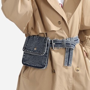Sac banane vintage en jean tendance pour l'été, nouveau modèle transfrontalier, sac de ceinture simple multifonctionnel pour femme, sacoche de <span class=keywords><strong>téléphone</strong></span> - Product Image 2