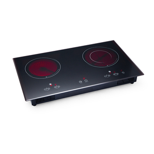 เตาแม่เหล็กไฟฟ้าอินฟราเรดกำลังสูง 1800W+2200W แบบ 2 หัวเตา พร้อมตัวตั้งเวลา เตาเซรามิกสำหรับใช้ในครัวเรือน - Product Image 5