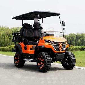 Voiturette de golf électrique intelligente BETETEK 2 places avec commande complète, idéale pour villas, complexes hôteliers et terrains de golf hors route public - Product Image 2