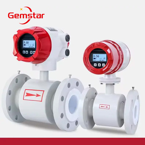 分割型フランジ接続 DN50 RS485 HART プロトコル スマートインテリジェント液体油水パルス磁気流量計 - Product Image 3