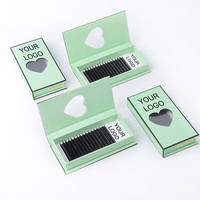 Extensions de cils en faux vison, double grand format, personnalisables avec votre marque privée, en cachemire, individuelles, classiques et volume