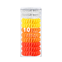 71 Couleur Silicone En Plastique Élastique Cheveux Cravates Spirale Enroulé Téléphone Cordon Téléphonique 10PCS Cheveux Cravates En Vrac
