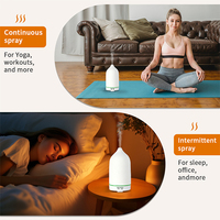 Le plus récent diffuseur d'huile essentielle de thérapie d'arôme ultrasonique de parfum d'humidificateur électrique en céramique blanche