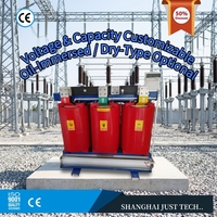 Transformateur de type sec 10 kVA-1000 kVA pour usage intérieur, triphasé, faible bruit, 220 kV, 50/60 Hz