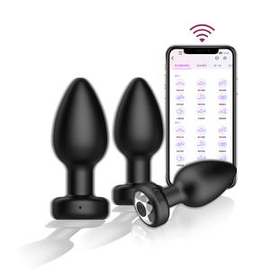APP Télécommande Vibrant Butt Plug Silicone Anal Vibrateur Masseur de Prostate Sex Toys - Product Image 1