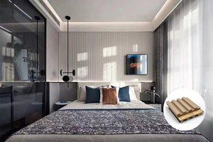 3Dchỉnh thiết hiện đại PVC trang trí tường bảng điều khiển cho hộ gia đình và khách sạn chống cháy và chống thấm nước chức năng - Product Image 4