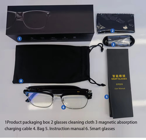 <span class=keywords><strong>Lunettes</strong></span> Intelligentes E13 06 avec Traduction IA 100 Langues, Musique, Appels Mains Libres, Anti-Lumière Bleue, UV400, Étanche IP68 <span class=keywords><strong>pour</strong></span> Voyage et Conduite - Product Image 5