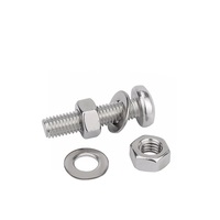 Vente d'usine : Kit de vis métriques M3 en acier inoxydable 304 (320 pièces/boîte) – Assortiment de vis à tête fraisée fendue pour bois, écrous et rondelles