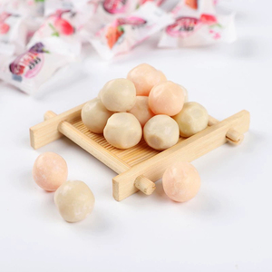 Haute qualité Mini boule à mâcher bonbons gommeux saveur fruitée bonbons mous avec <span class=keywords><strong>lait</strong></span> sucré et confiture de fruits mélangés Snack Dessert - Product Image 2