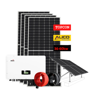 Système d'énergie solaire domestique 50 kW avec contrôleur MPPT, onduleur à onde sinusoïdale pure, batterie lithium-ion - Système solaire hors réseau - Product Image 2