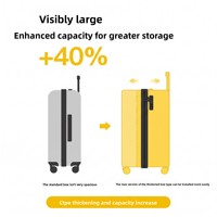 Valise à grande capacité avec compartiment profond, porte-gobelet USB, roulettes silencieuses à 4 roues, serrure TSA, résistante à l'eau, durable, résistante aux rayures