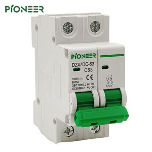 2PシリーズDCブレーカ6A 10A 16A 20A 32A 40A 50A 63Aソーラー500Vdcサーキットブレーカ - Product Image 2