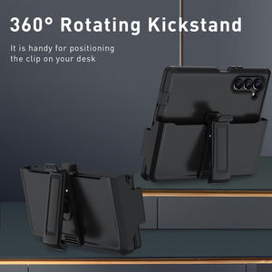 2024 Nieuwe Tpu Pc Anti-Val Telefoonhoesje Screen Protector Holster Sport Design Samsung Galaxy Z Fold 6 Compatibel Blu Mobiele Telefoons - Product Image 5