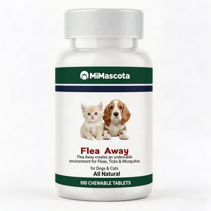 Tabletas Masticables Naturales contra <span class=keywords><strong>Pulgas</strong></span> para Perros y Gatos, 100 Unidades, Sabor a Hígado, Protección contra Parásitos, Hechas en EE. UU. - Product Image 1