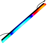 Tube LED Pixel RVB/RVBW 1m IP65 pour extérieur, à piles, DMX512, télécommande sans fil, idéal pour fêtes, mariages, DJ, discothèques, hôtels - Vente Flash
