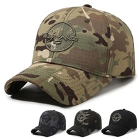 Casquette de baseball en PVC camouflage avec logo personnalisé, 6 panneaux structurés, imperméable, sportive, unisexe, performance, visière incurvée, protection solaire