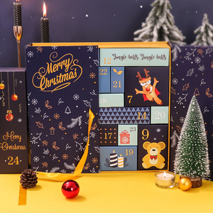 Tùy chỉnh 24-Day rỗng sugared 12 ngày đếm ngược lá thông số kỹ thuật với dập nổi in ấn Advent lịch hộp - Product Image 1