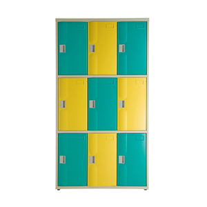 Casier de vestiaire de sport en acier électrogalvanisé robuste et étanche de qualité supérieure, 6 portes, 2 niveaux, en métal ABS, avec porte automatique - Product Image 2