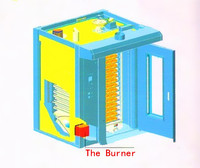 Brûleur à mazout diesel BNTET BNL 14 pour four de boulangerie avec électrovanne Brahma/Parker, double carburant (mazout léger/diesel), garantie 1,5 an