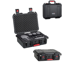 Caja de cámara de plástico duro impermeable IP67 personalizable, equipo industrial compatible con OEM, carcasa de transporte, lente, opciones ODM