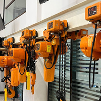 Palans à chaîne électriques silencieux et à fonctionnement stable de 1 tonne avec chariot électrique pour chantier de construction