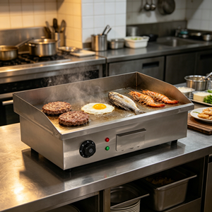 Commercial Stainless Steel Electric <b>Griddle</b> <b>Flat</b> <b>Top</b> Grill For Restaurant Kitchen Equipment 220-240V CE Certified - Product Image 2