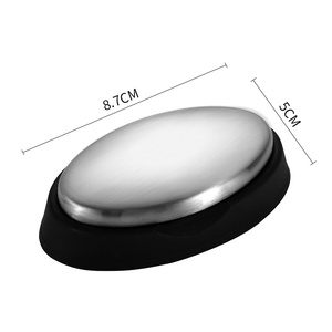 Jabón Desodorante Mágico <span class=keywords><strong>de</strong></span> Acero Inoxidable 304 con Forma Ovalada para Manos, Cocina, Pescado, Cebolla, Ajo, Portátil, Resistente a la Oxidación y Duradero - Product Image 6