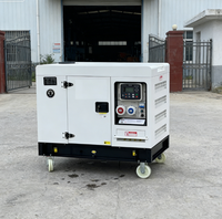 Générateur diesel intelligent à prix avantageux 10kva 15kw 20kw 25kw Groupe électrogène portable de secours avec roues mobiles