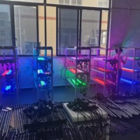 Antenne LED de 1,8 pouce, étanche, Plug and Play, dégradé multicolore, télécommande RF via application, IP67 pour ATV UTV