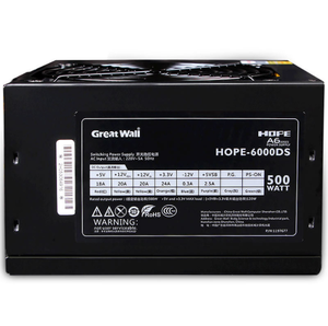 Nouvelle <span class=keywords><strong>grande</strong></span> muraille Power HOPE 6000DS 500W silencieux ordinateur de bureau alimentation 24pin Interface 24/7 pour Mainframe - Product Image 5