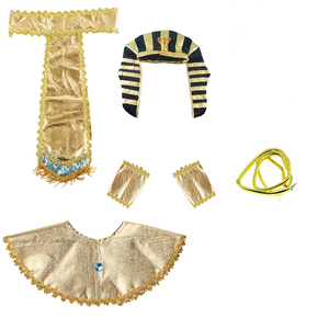 <span class=keywords><strong>Disfraz</strong></span> de Cleopatra PESENAR para mujer, 5 uds., <span class=keywords><strong>disfraz</strong></span> de <span class=keywords><strong>diosa</strong></span> <span class=keywords><strong>egipcia</strong></span>, vestido de talla grande, reina <span class=keywords><strong>egipcia</strong></span>, Faraón, traje de Halloween para mujer - Product Image 3