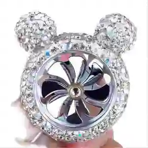 New Charm Bear Air Freshener Ornaments Creative Crystal Diamond Decoration  Necklace Outlet Car Aromatherapy Accessories