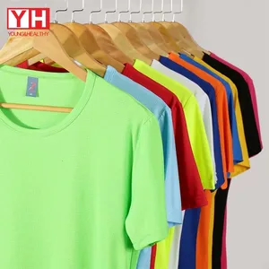 China Supplier Wholesale Custom Printing Embroidered Sublimation Plain Blanks T Shirts