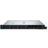 Serveur en rack 1U R360 à socket unique, Intel Xeon E 2400, DDR5 ECC UDIMM, contrôleur IDRAC9 PERC H355 H755, en stock