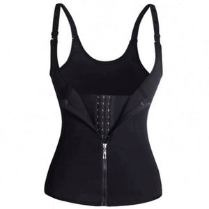 Faja Reductora Sexy para Mujer con Estampado, Top sin Mangas con Cremallera, Transpirable, de Spandex/Nylon, Moldeadora de Cuerpo con Control Medio - Product Image 1