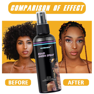 Factory Wholesale Organic Herbal Nourish Hair <strong>Braid</strong> Sheen <strong>Spray</strong> with Strong Hold &amp; Smoothing 120ml - Product Image 6