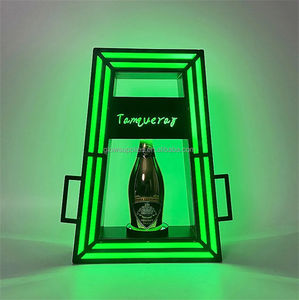 Soporte de vino iluminado de lujo, estante de exhibición de Ginebra Tan-queray, botella de champán, botella Prensenter, glorificador, servicio VIP para Bar <span class=keywords><strong>Club</strong></span> - Product Image 1