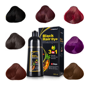 Natural Herbal Dye Black Hair <b>Shampoo</b> - Product Image 1