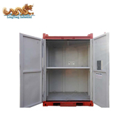 Conteneur maritime mini de 5 pieds (1,5 m) conforme à la norme DNV 2.7-1 avec filet de chargement, à vendre à Dalian et Qingdao
