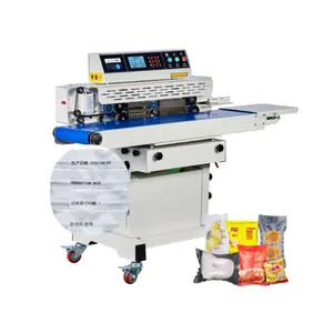 TEPPS 280QP Smart Nitrogen Gas Filling Vacuum Date Printing Plastic Paper Bag Band Sealer Machine