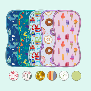 Dapat disesuaikan besar 21 ''x 10'' cetak bambu katun bayi kain sendawa penyerap lembut Bibs anak laki-laki perempuan perawatan bayi makan - Product Image 1