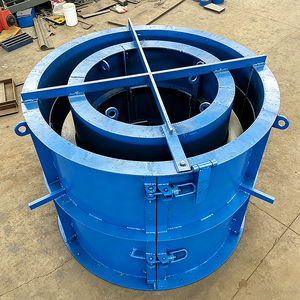 Moule <span class=keywords><strong>en</strong></span> béton durable <span class=keywords><strong>pour</strong></span> les anneaux de puits d'inspection, conçu <span class=keywords><strong>pour</strong></span> le moulage de puits d'inspection circulaires dotés d'ouvertures rondes. - Product Image 1