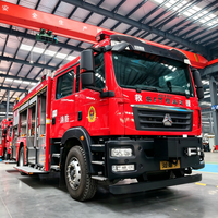 Camion de pompiers à mousse haute performance, châssis HOWO, véhicule de lutte contre l'incendie pour les secours d'urgence