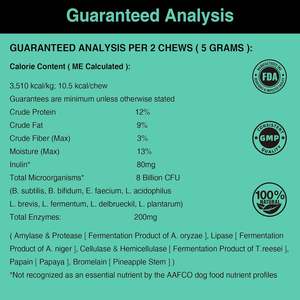 Probióticos para Perros con Prebióticos, Marca Privada OEM ODM, Promueve un Microbioma Intestinal Equilibrado, Refuerza la Salud Inmunológica, Masticables Blandos - Product Image 5