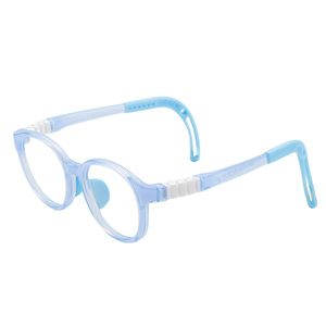 Nhà Máy Giá Thiết kế trẻ em chống ánh sáng màu xanh <span class=keywords><strong>Flex</strong></span> Kính mắt <span class=keywords><strong>Frames</strong></span> thời trang Silicone chân kính - Product Image 3
