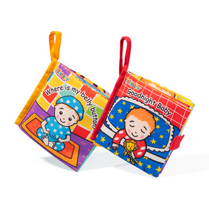 Jollybaby Flip Books para niños, educación temprana para bebés, papel arrugado, tela para ocultar y buscar, libros suaves y silenciosos, libro <span class=keywords><strong>de</strong></span> tela para niños - Product Image 6