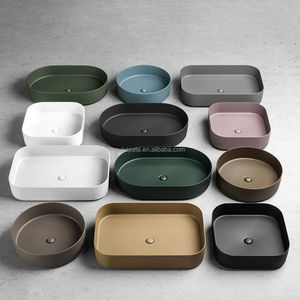 Cupc colorato opaco mai sbiadire design in ceramica elegante Design Hotel lavabo Color opaco Art lavabo - Product Image 1