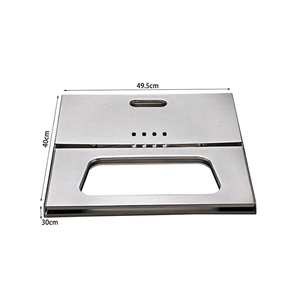 Griglia Pieghevole da Tavolo Portatile a Carbone per <span class=keywords><strong>Barbecue</strong></span>, Campeggio e Giardino, <span class=keywords><strong>con</strong></span> Telaio <span class=keywords><strong>in</strong></span> Acciaio Inox GARIDA GCBG-009 - Product Image 6
